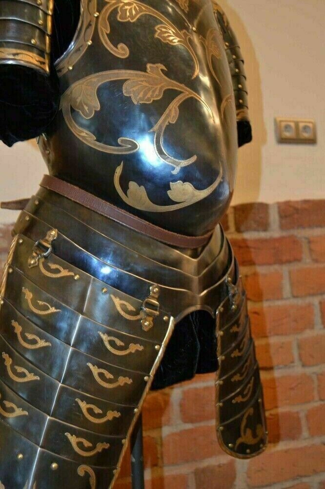 Half Body Armor Suit medieval knight ARMOUR French Cuirassier