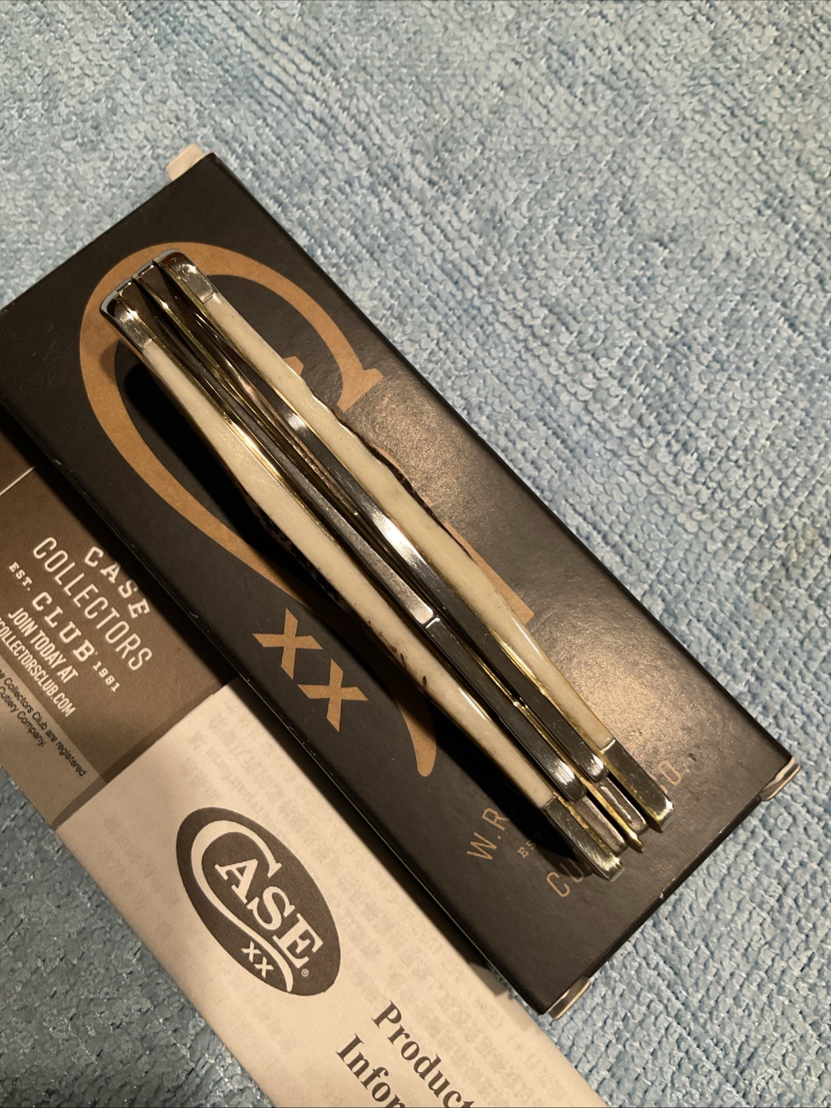 Case XX 6.5207W SS Mini Trapper 2 Blade Bone Stag Wharncliffe 2024 NIB
