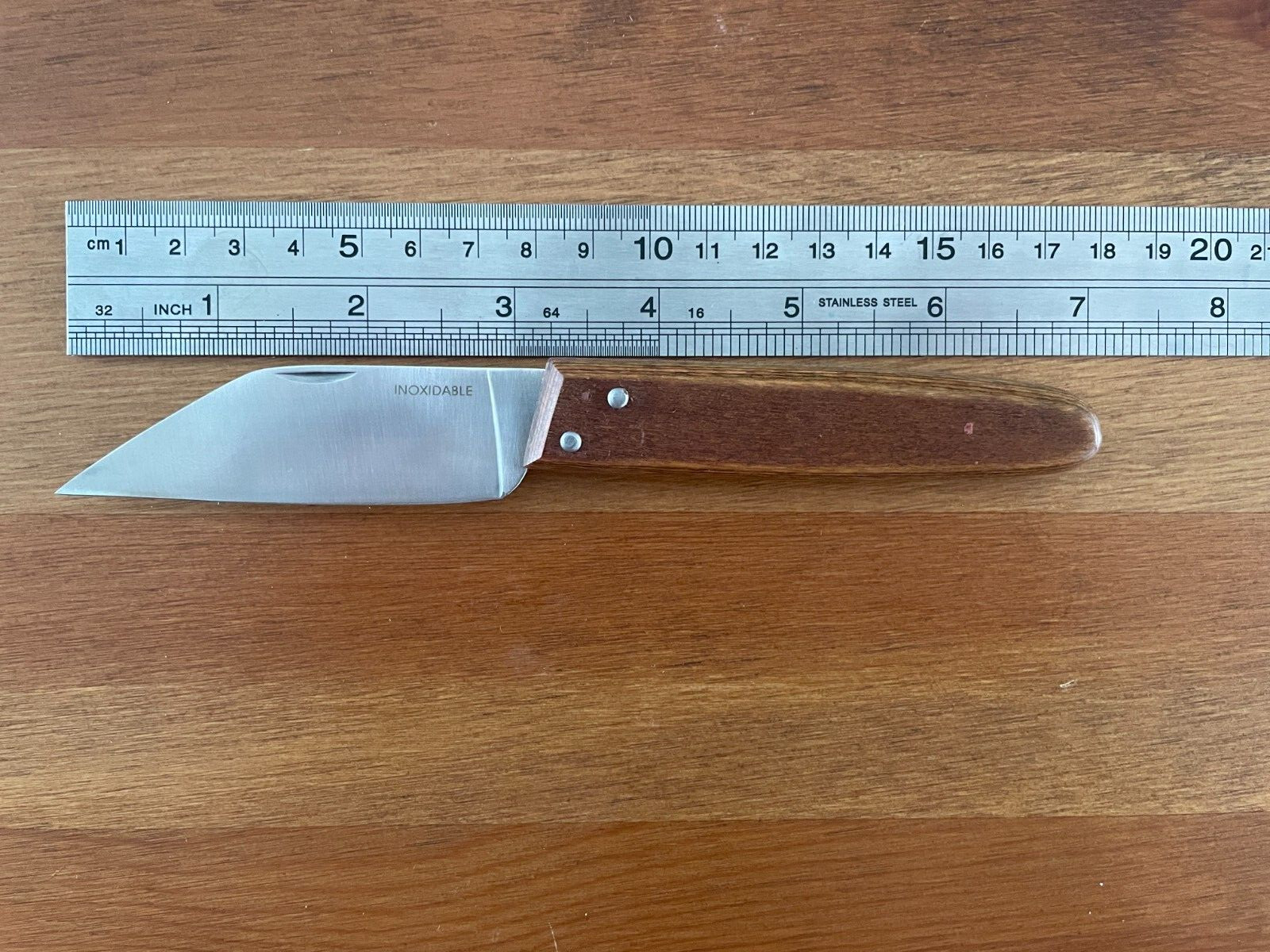 3.14 in. / 8cm – Navaja Pastora Albacete Knife Stainless No Lock – USA Seller