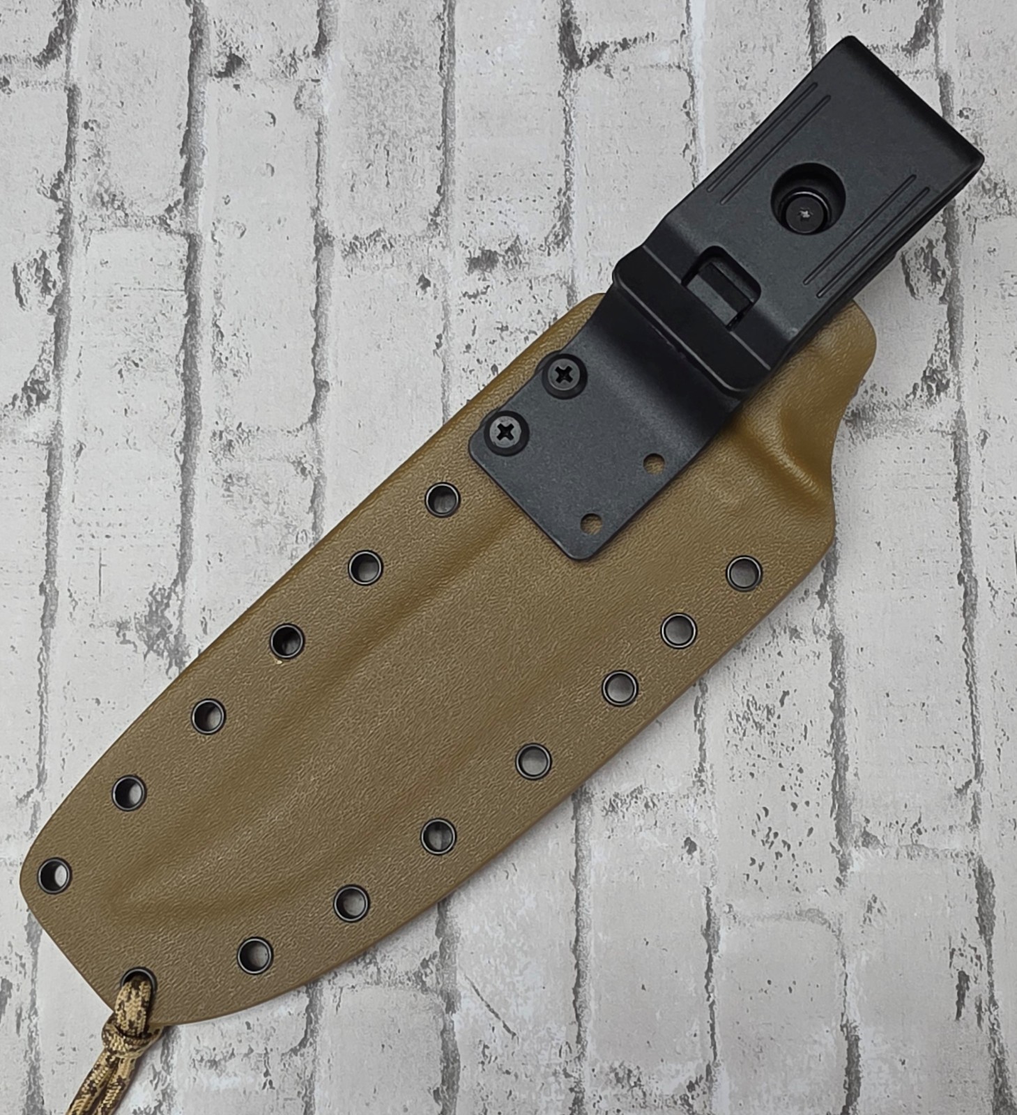KYDEX SHEATH for KA-BAR 1217 USMC FIGHTING KNIFE, DROP CLIP, HAND MADE, KAKY489