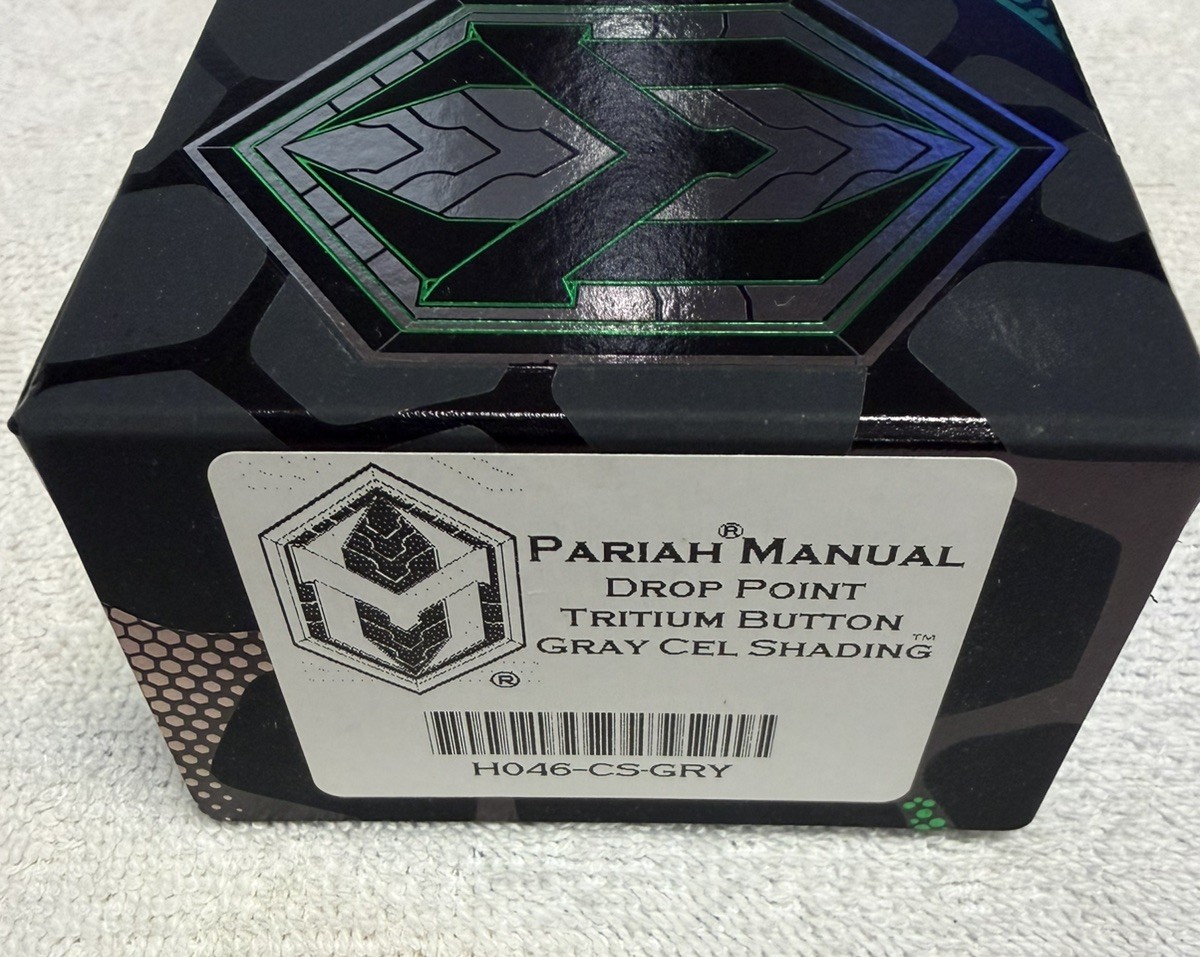 Heretic Pariah – Cel Shade Stealth Gray with Tritium✳️, Magnacut 🔥SN#034😮‍💨