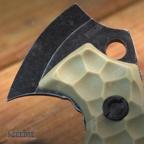 10″ SKULL FULL TANG Tactical Hunting Camping Survival Axe w/ Spike
