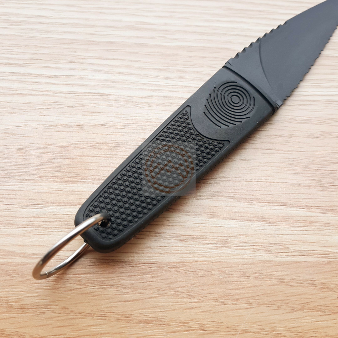 Cold Steel FGX Skean Training Fixed Knife 4″ Black Grivory Blade Rubber Handle