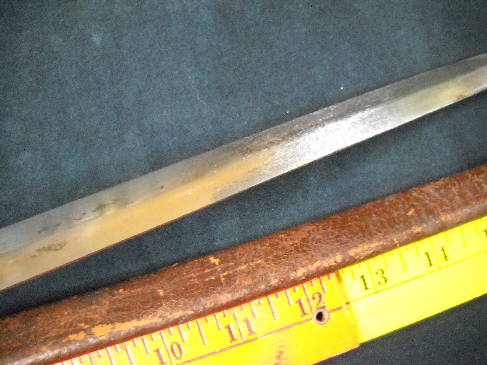 18th Century Small Short Sword Hand Forged Leather Wrapped High Carbon Steel