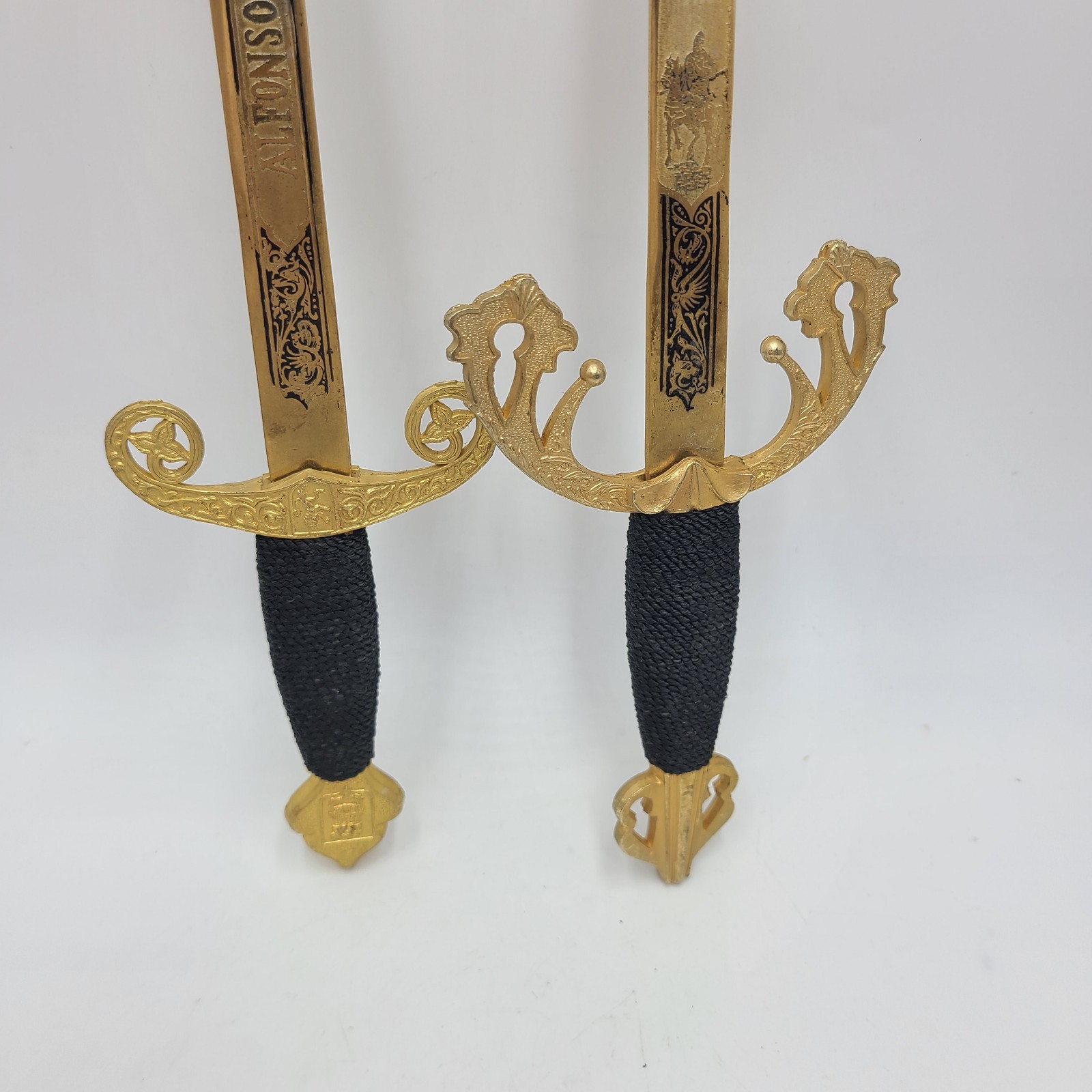 2 decorative replica swords Toledo, Spain 18 inch