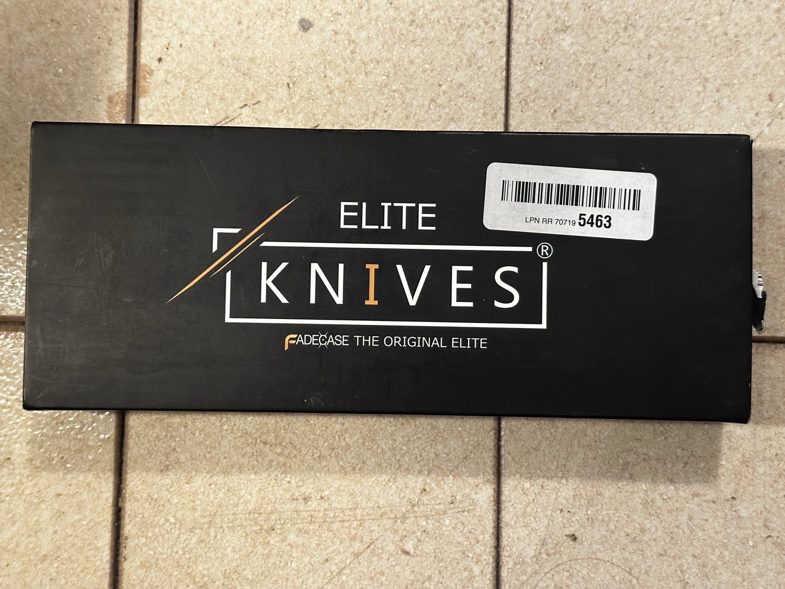 Elemental Knives And Fadecase Knives Lot