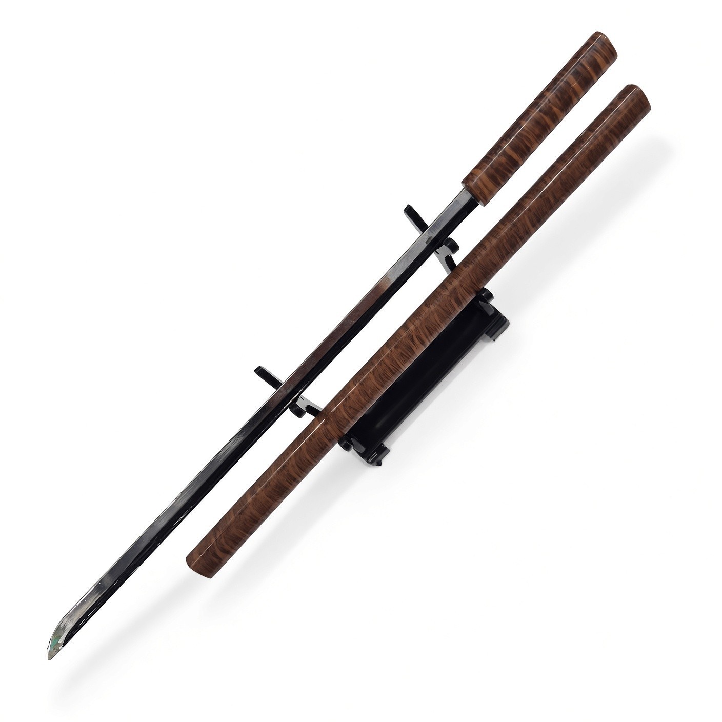 Mini Japanese Shirasaya Katana Decorative With Stand