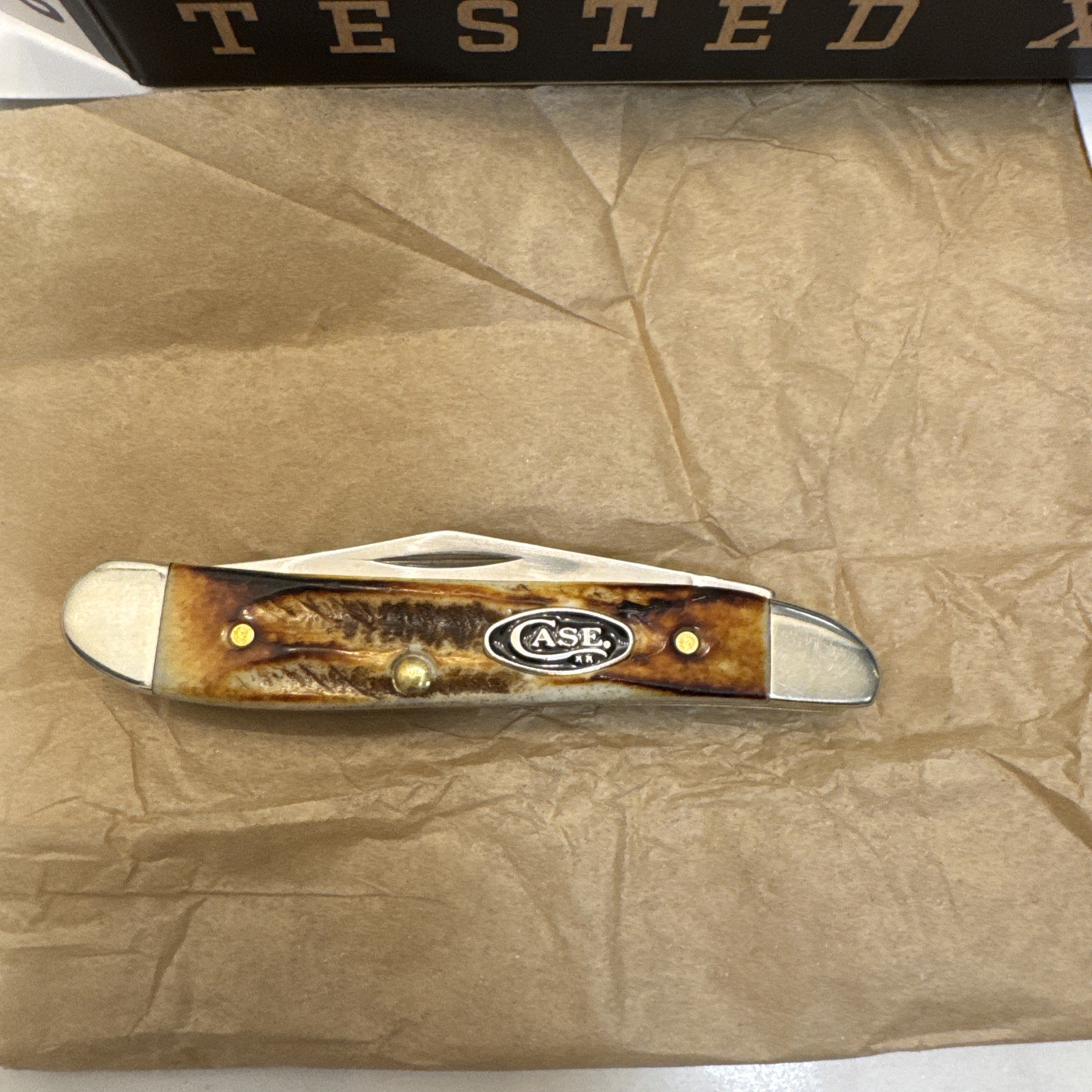 Case 6.5 Bonestag Peanut 6.5220 Stainless Steel USA