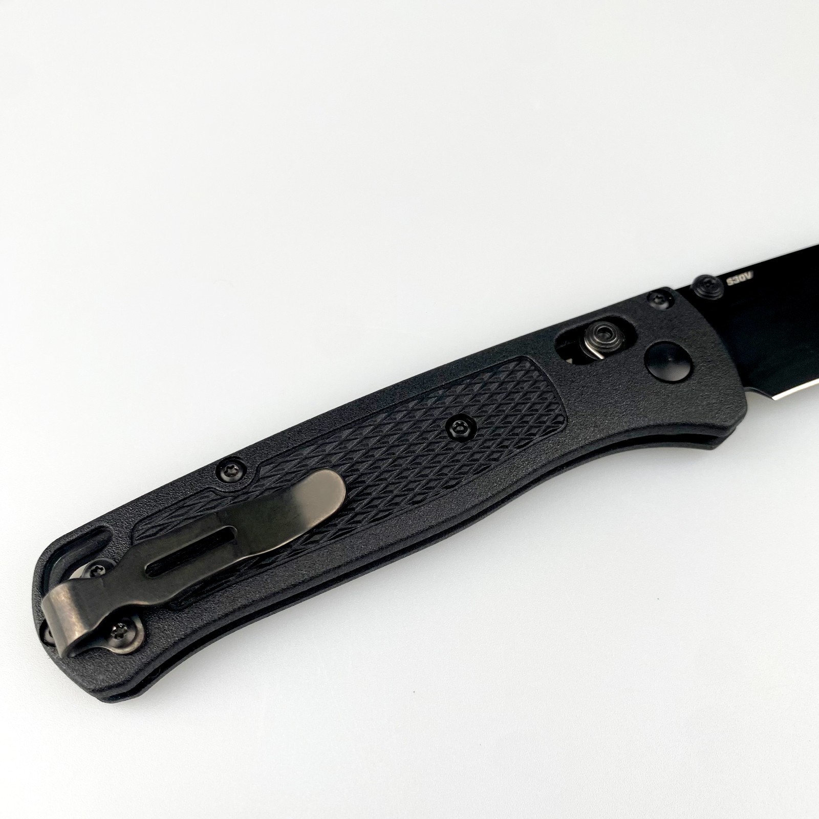 Benchmade 535BK-2 Bugout Knife Black CF-Elite Handle S30V Folding Knife