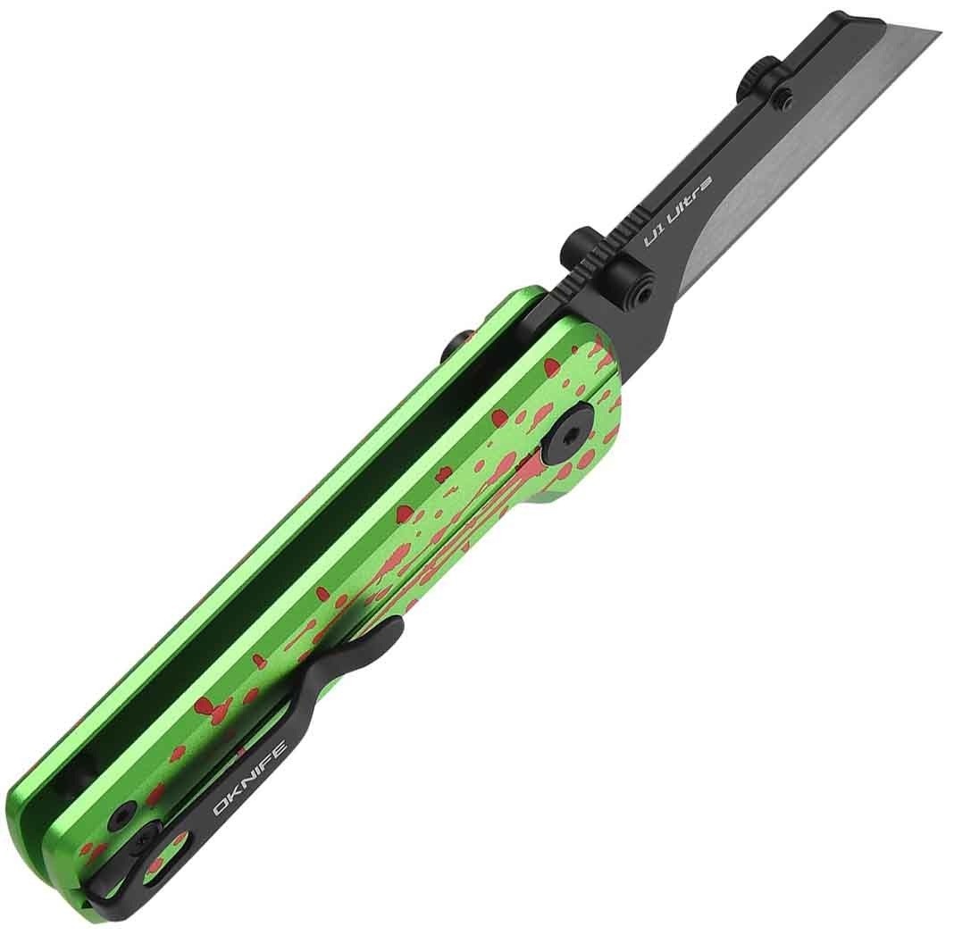 Oknife Otacle U1 Zombie Folding Knife 2.38″ Ceramic Blade Super Aluminum Handle
