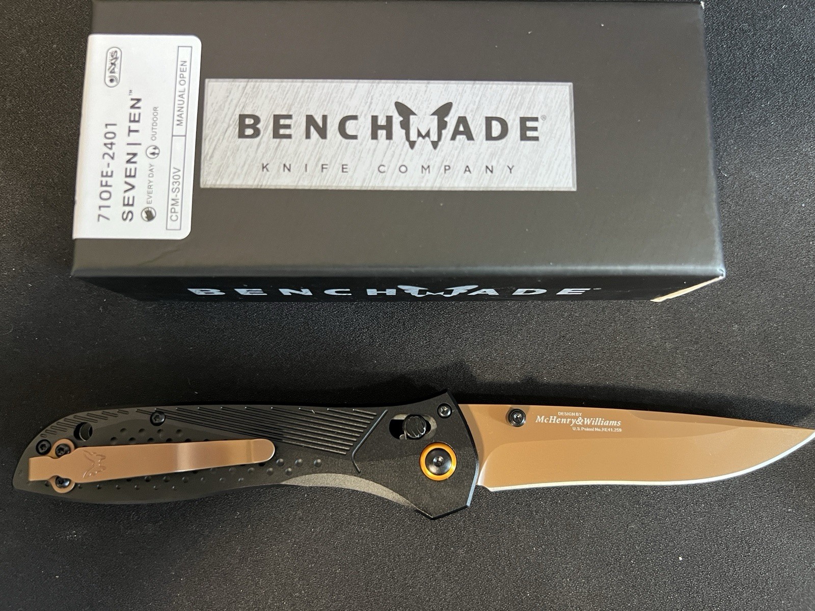 Benchmade 710FE-2401 SEVEN TEN Limited Edition MagnaCut FDE 710 Knife NIB