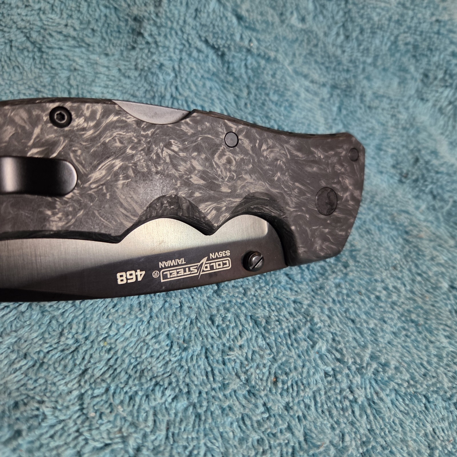 Cold Steel Limited Recon 1 Spear Point S35VN Carbon Fiber ,#468 Of Only 600 Made