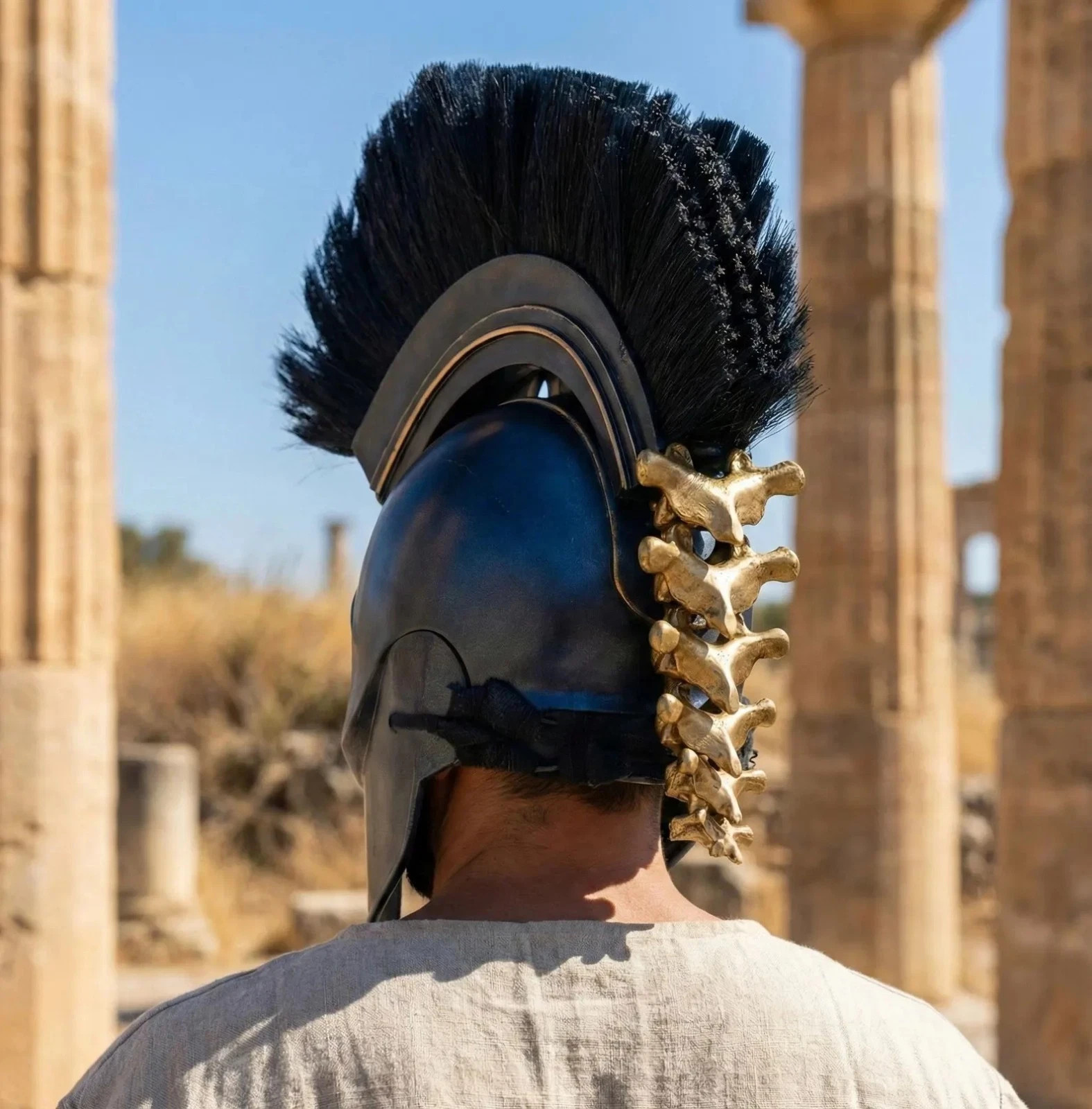 The Odyssey Movie King Agamemnon Helmet Replica Metal Greek Warrior Armor