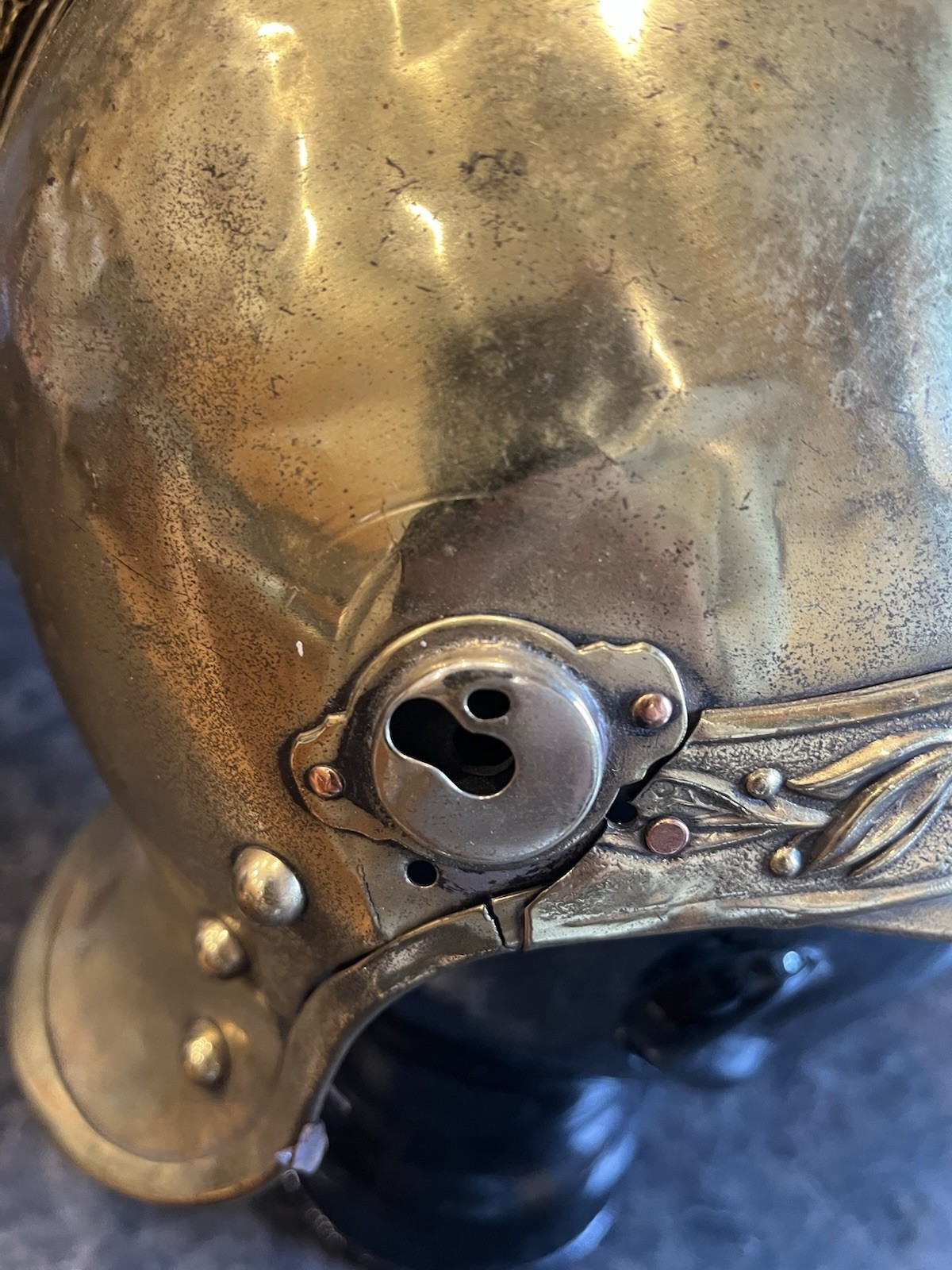 French Cuirassier Helmet Model 1874? Gendarmerie? 1825 Transformed Fire Brigade?