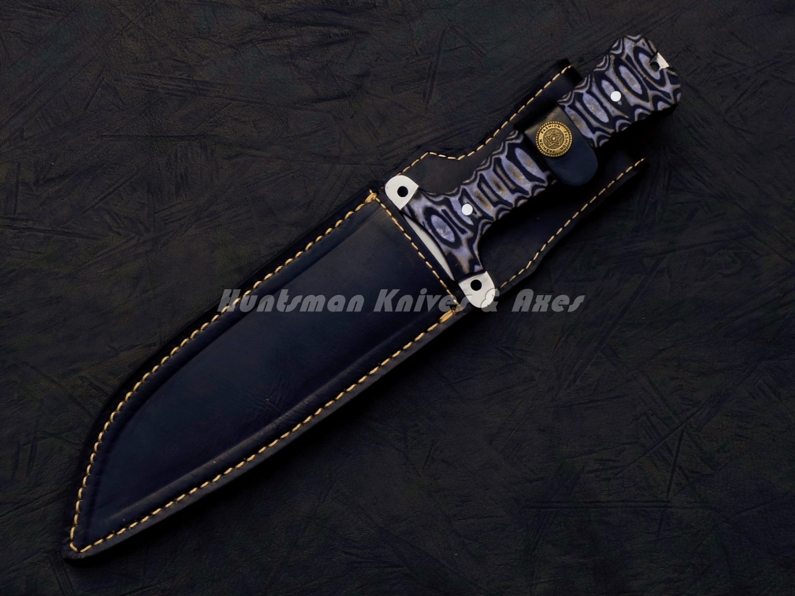 Custom Hand Forged 5160 Spring Steel Daryl Dixon knife REPLICA w/ Micarta Handle