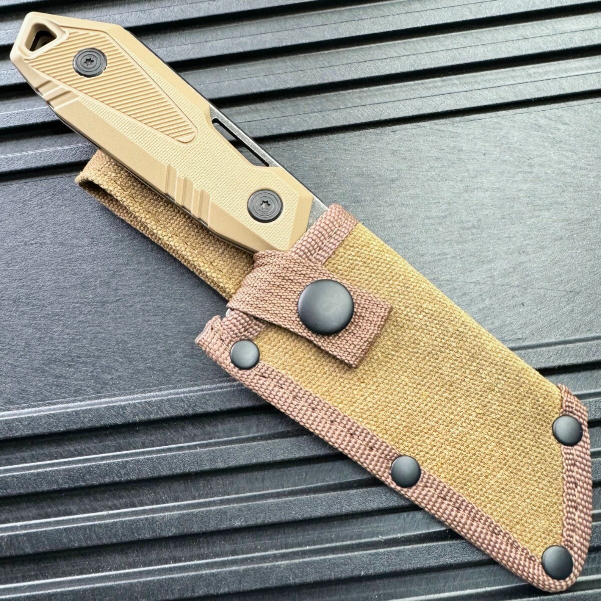 8.5″ Military Tactical Survival Camping Hunting Cleaver Fixed Blade Knife NEW