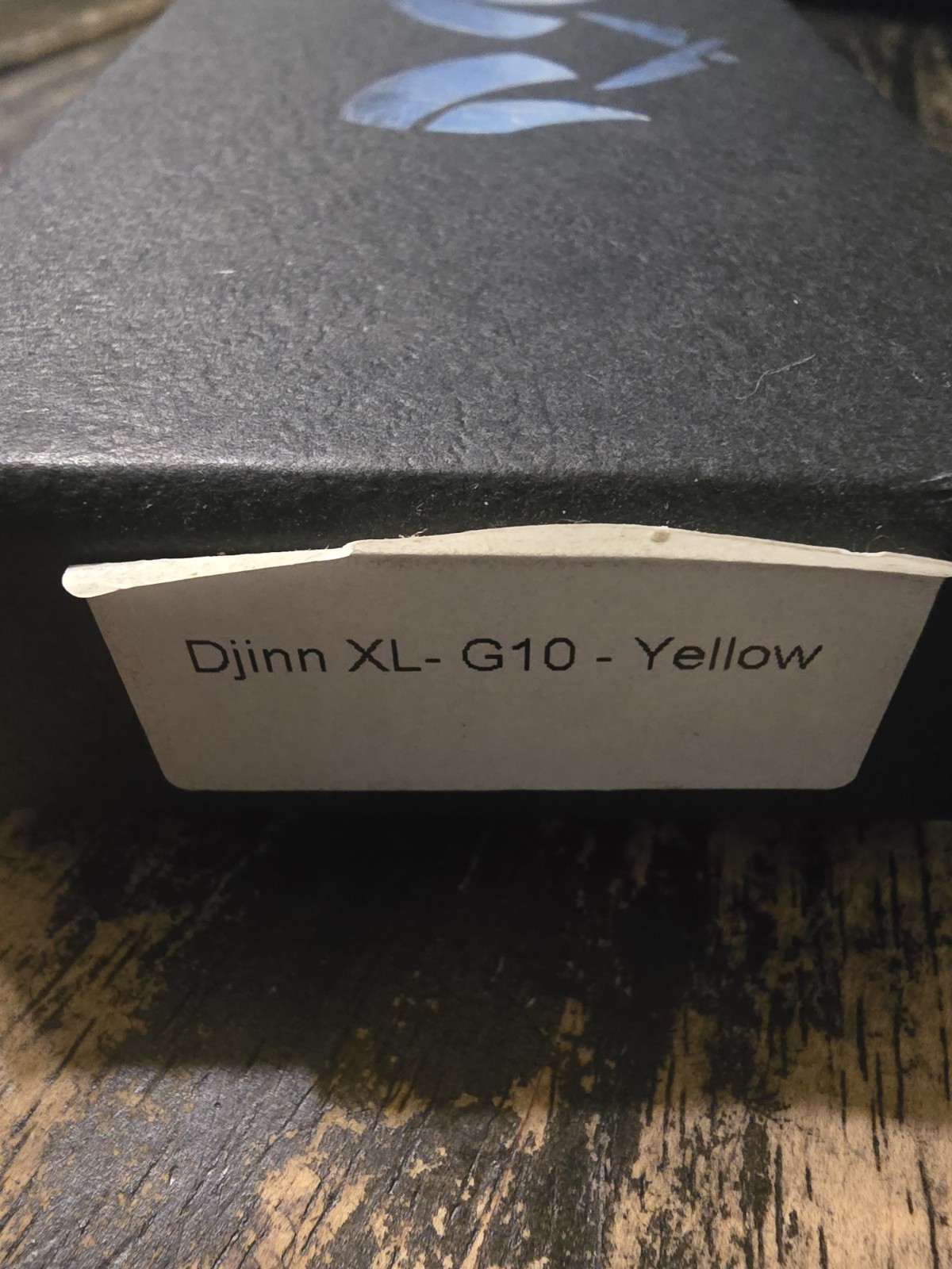 Damned Designs Djinn G10 Folding Pocketknife Yellow Handles