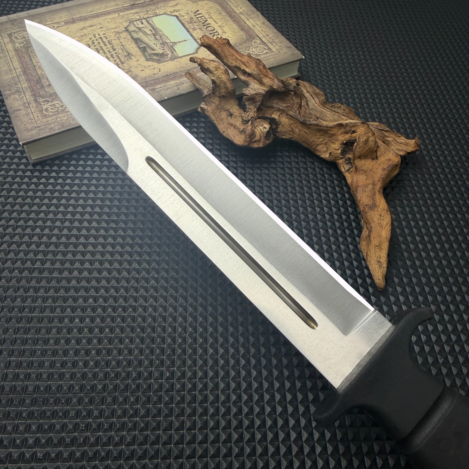 Fixed Blade Outdoor Knife | 2 Blade Color Options | Nylon Sheath for Camping EDC