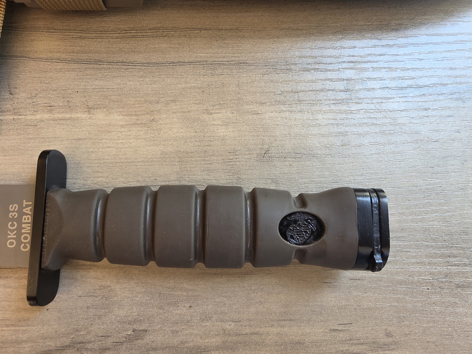 OKC 3S USMC COMBAT KNIFE WITH SCABBARD ONTARIO KNIFE CO USA REPRODUCTION