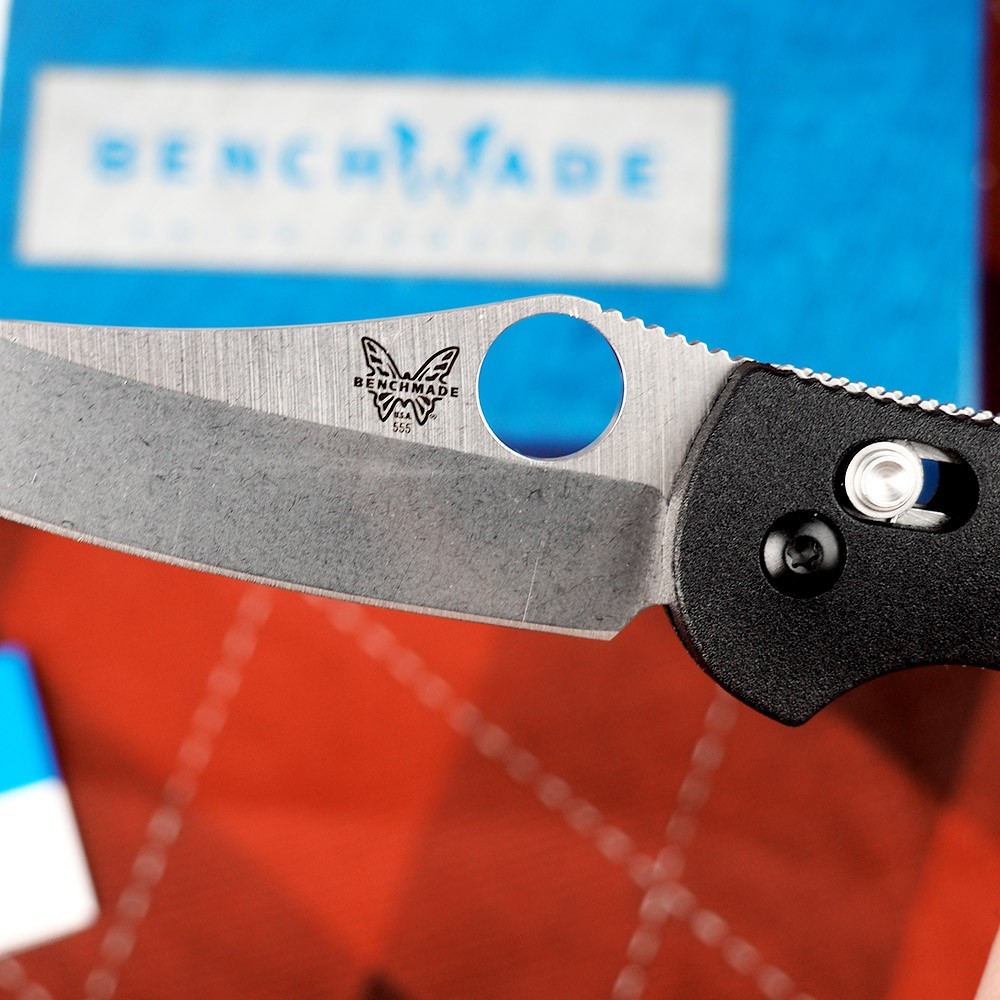 Benchmade 555-S30V Mini Griptilian Black Nylon Grivory Stainless Folding Knives