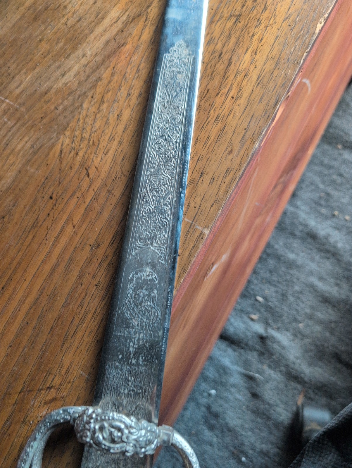Vintage Felipe II Decorative Sword NO SCABBARD Replica NOT SHARP ONLY POINTY