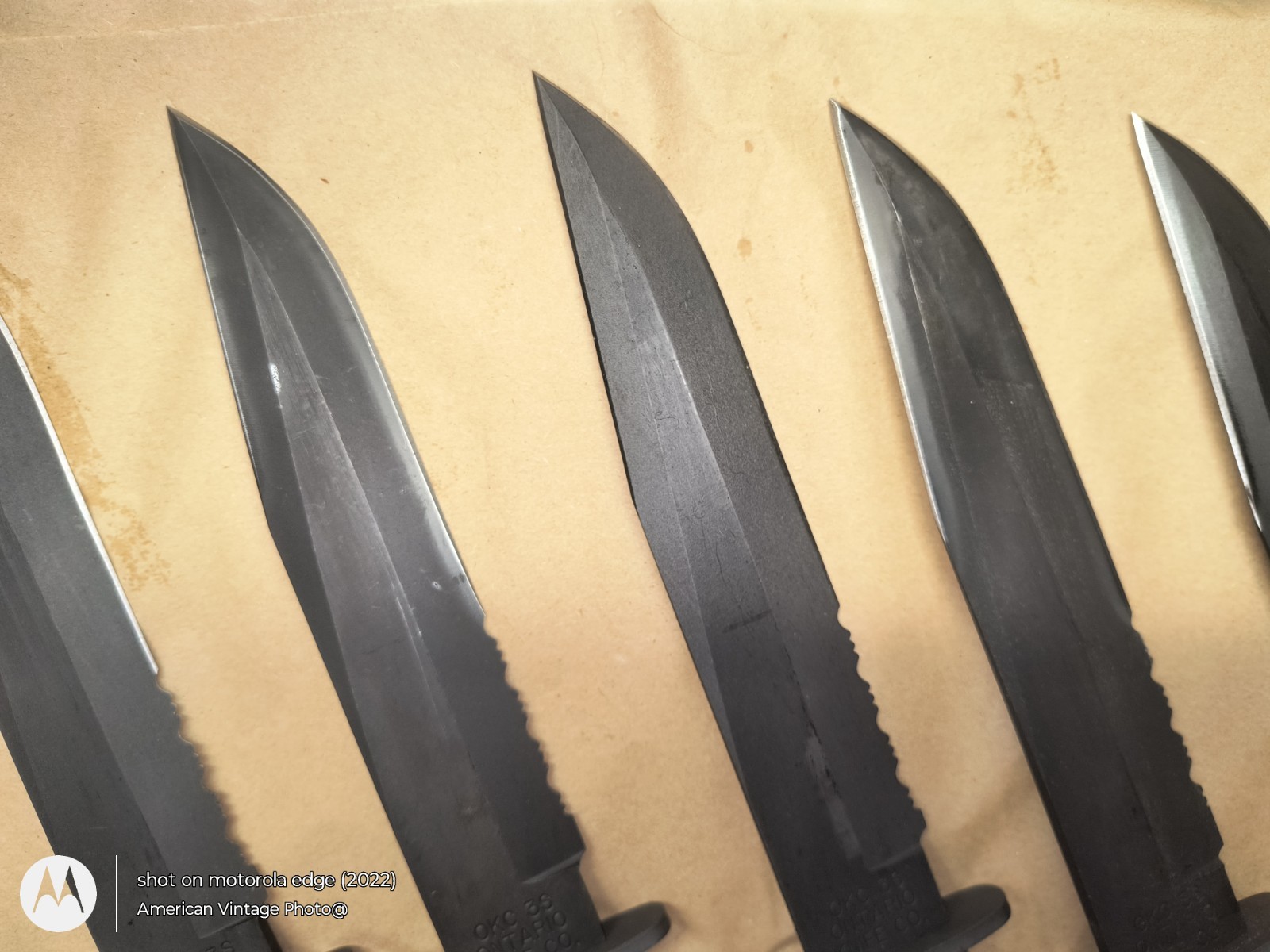 Vintage Genuine OKC3S OKC-3S Fighting Knife Bayont USMC Ontario Knife Co OKC USA