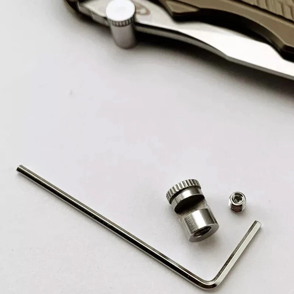 Practical Thumb Stud 416 Stainless Steel Push Knife Blade Clamp 3mm For Buck 110