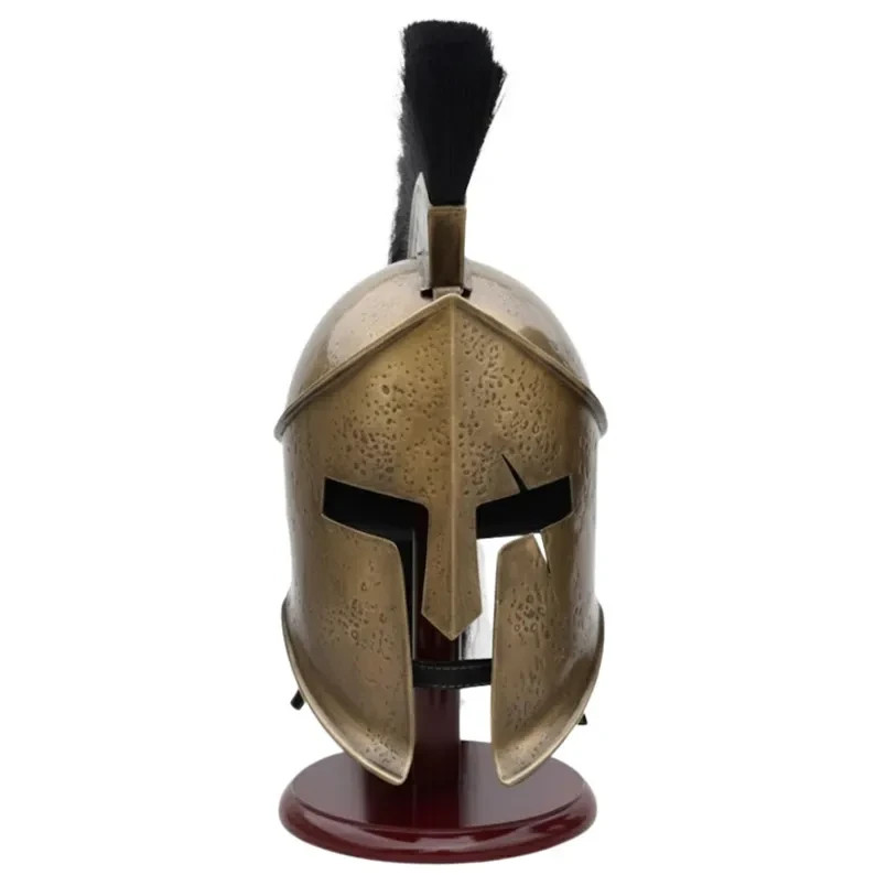 Handmade Spartan King Leonidas Helmet- 300 Movie Replica Greek Warrior Armor