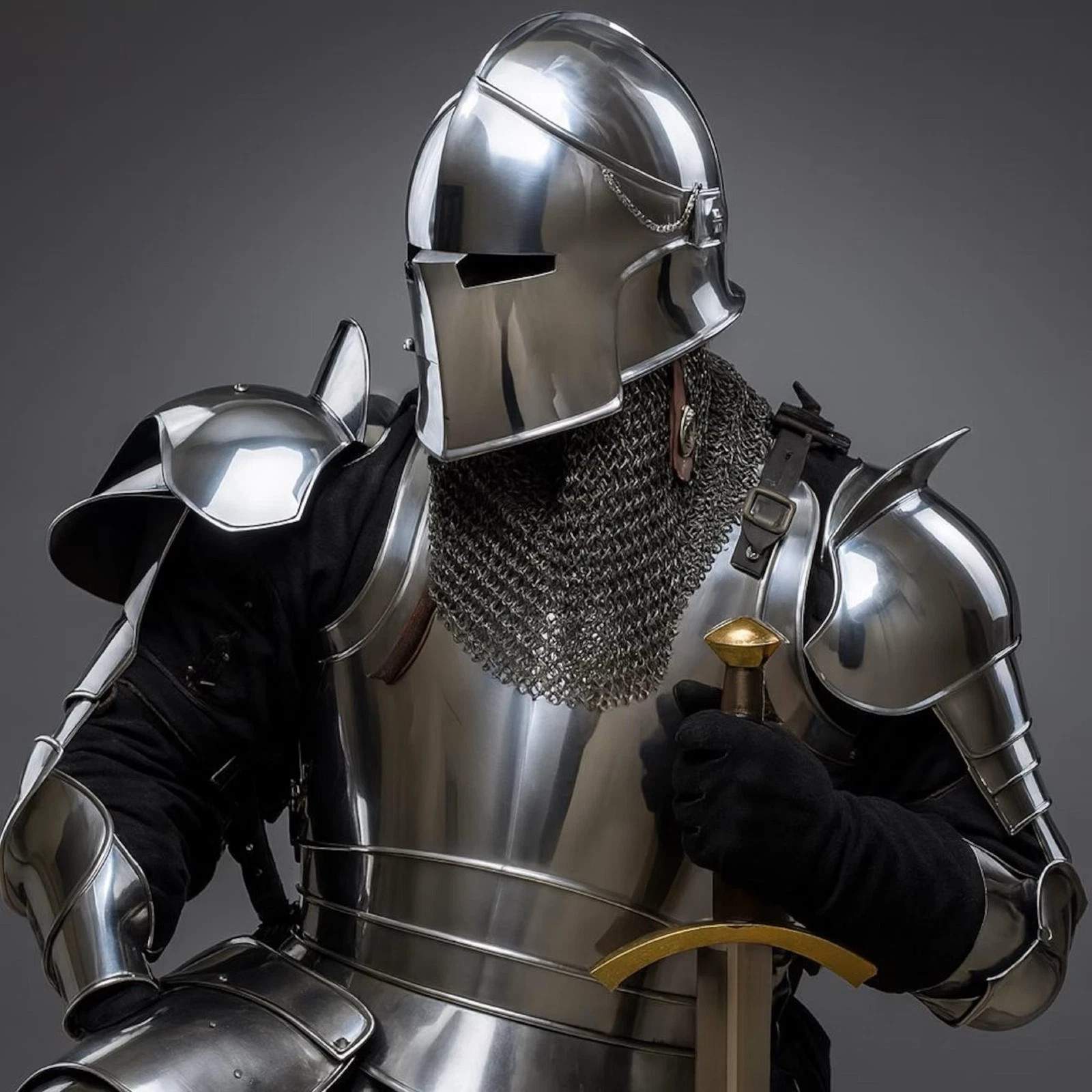 Barbuta Knight Armor Full Set 18 Gauge Steel Medieval Cosplay Reenactment Suit