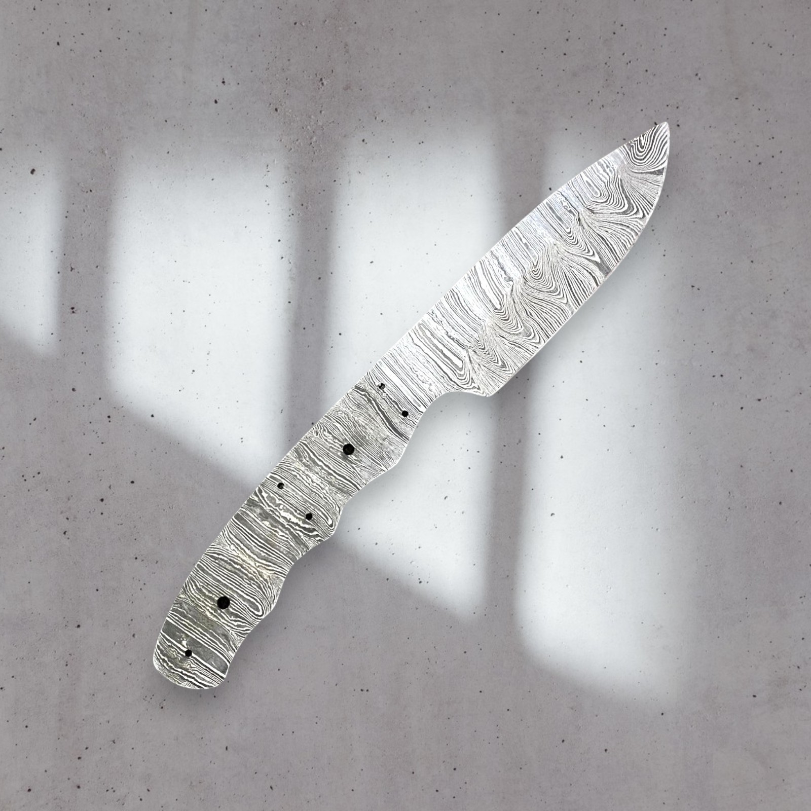 Premium Custom Damascus Knife Blank Crafting Tool Custom Gift DIY Blade Making