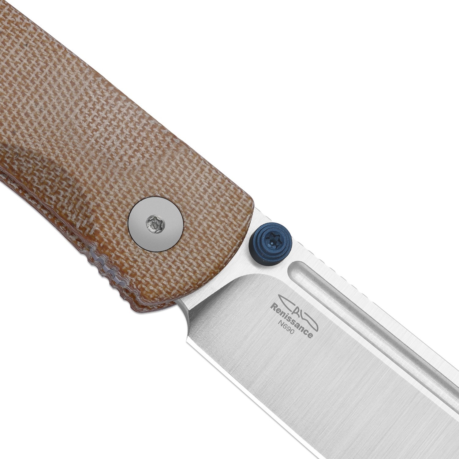 Kizer Renissance EDC Folding Pocket Knife N690 Blade Micarta Handle V3698A2