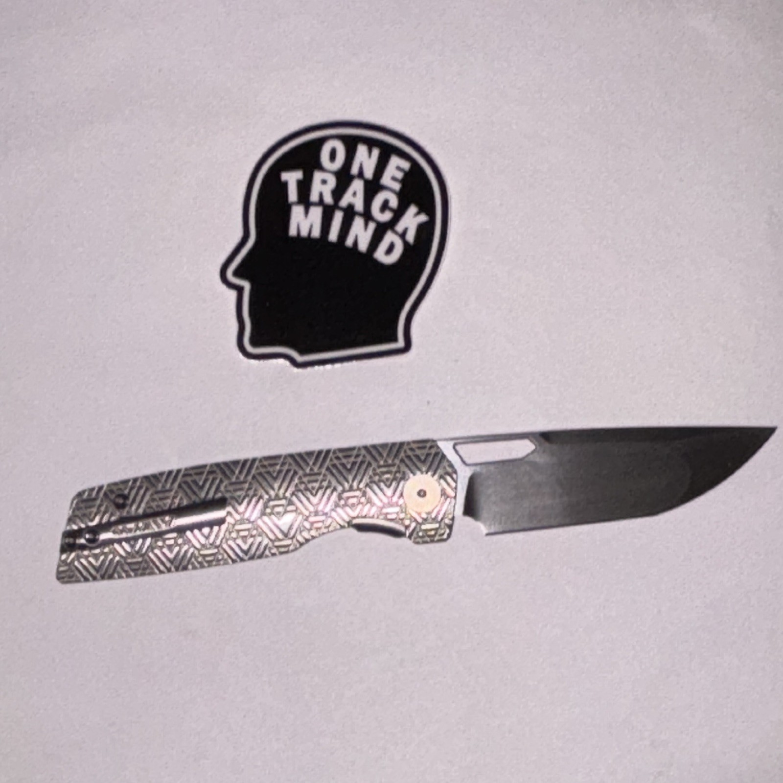 One Track Mind Zorn JT Titanium Handle S90V Tanto Inset Liner Lock Manual 2025