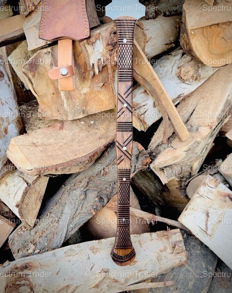 Custom Handmade Carbon Steel Blade Tactical Spear Sword | Hunting Capming
