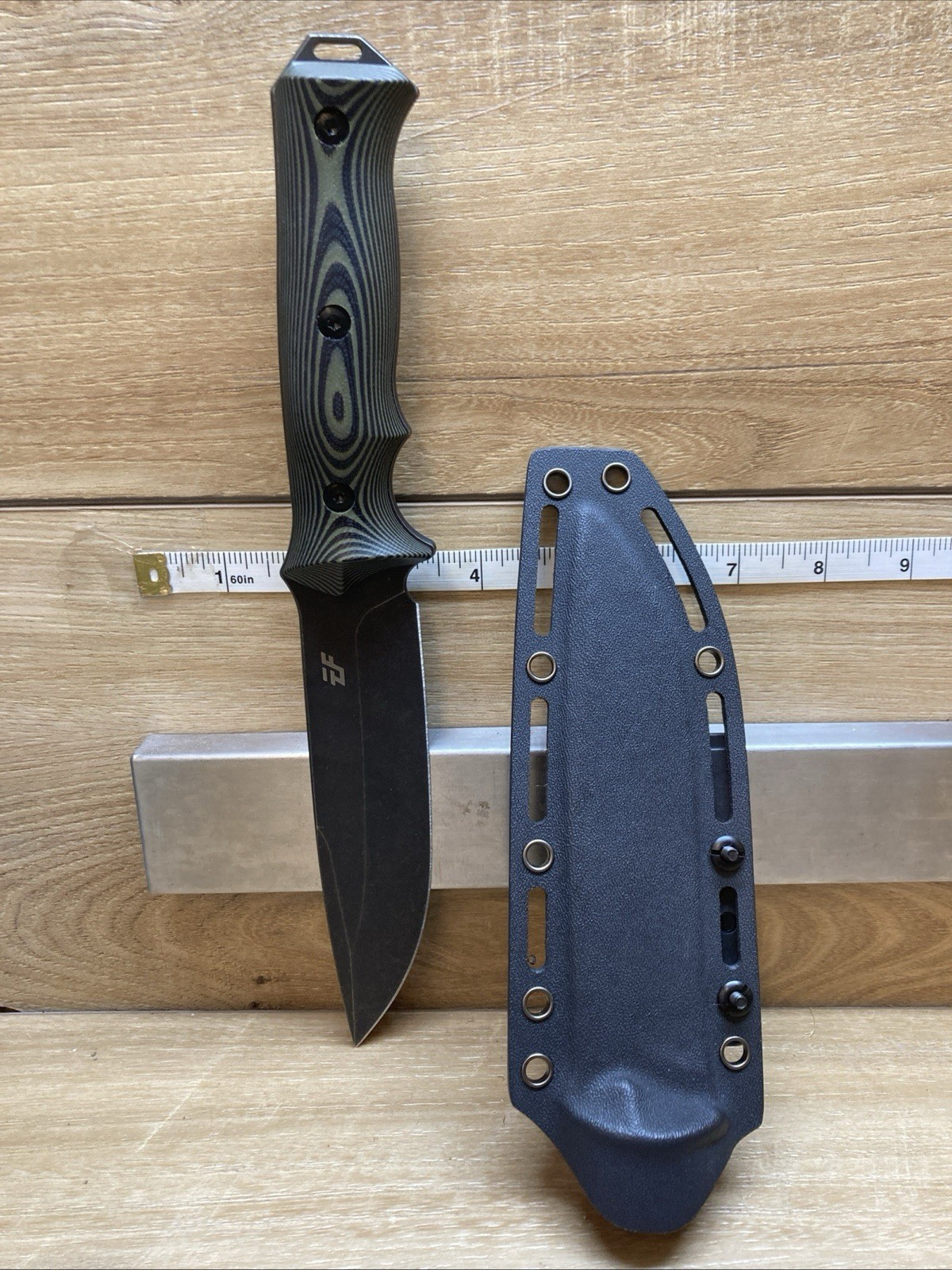Eafengrow EF128 Fixed Blade Knife DC53 Steel Blade, G10 Handle Full Tang