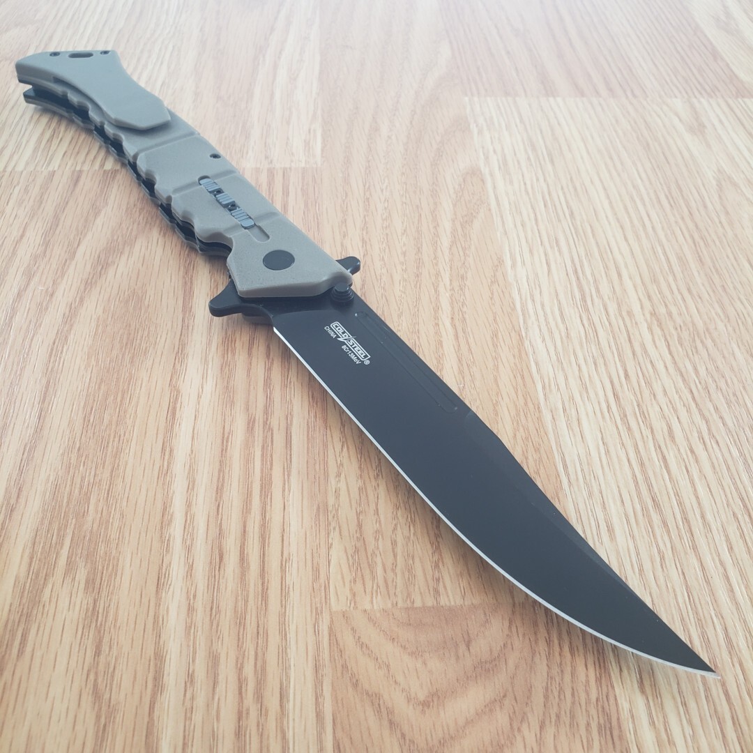 Cold Steel Large Luzon Folding Knife 6″ 8Cr13MoV Steel Blade Earth GFN Handle
