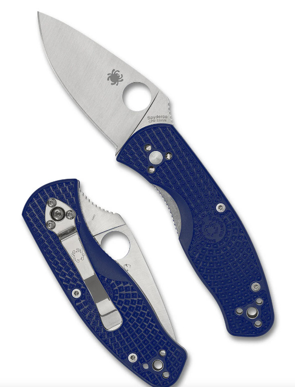 Spyderco Persistence Folding Knife 2.75″ CPM-S35VN Steel Blade Blue FRN Handle