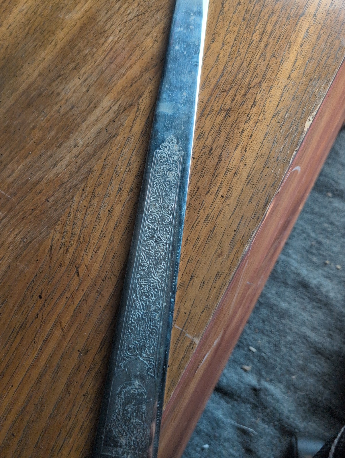 Vintage Felipe II Decorative Sword NO SCABBARD Replica NOT SHARP ONLY POINTY