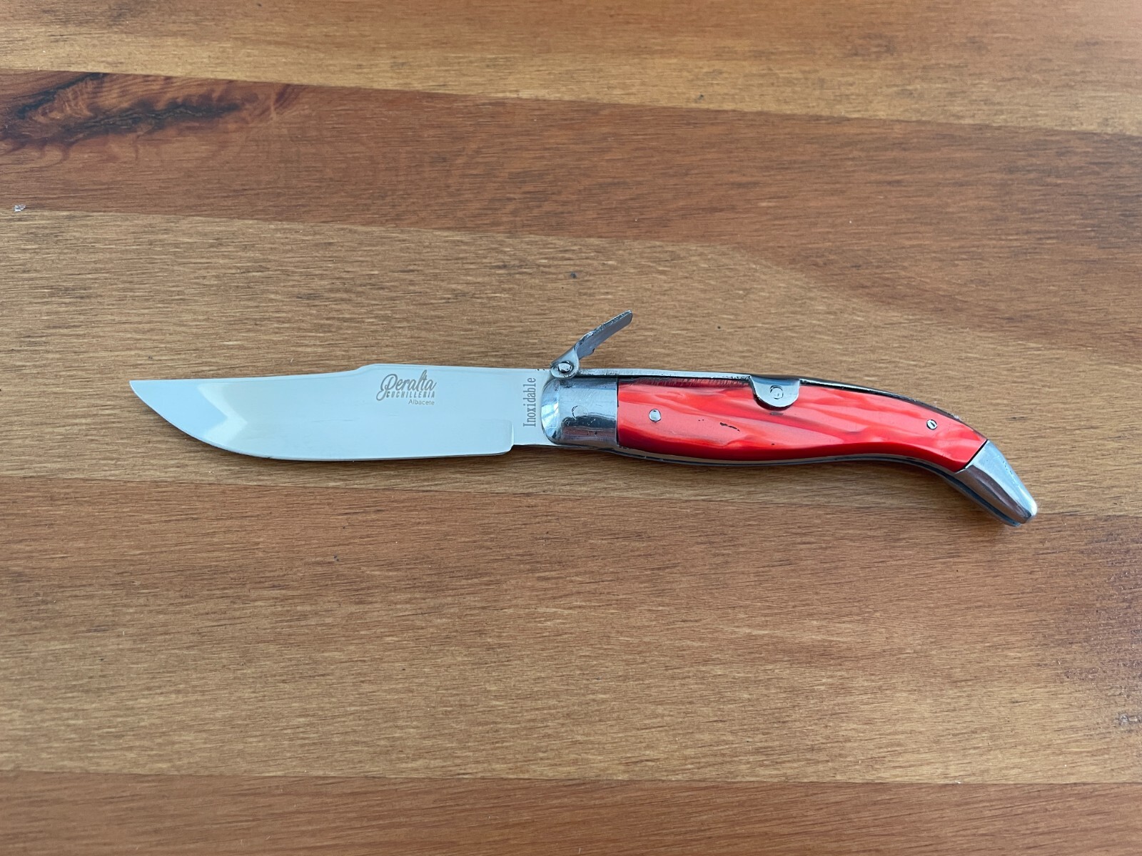 3.3″ Spanish Navaja Pocket Knife Celluloid Scales Handcrafted in Spain US Seller