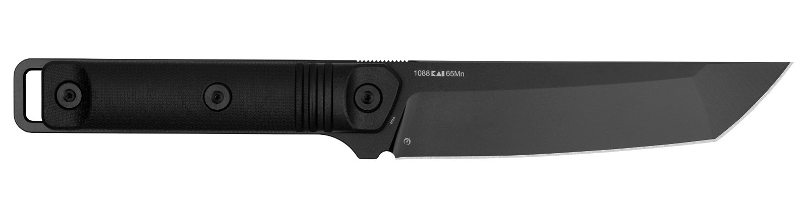 Kershaw Atreides Fixed Blade Knife 5.7″ Tanto 65Mn Steel Survival Black 1088