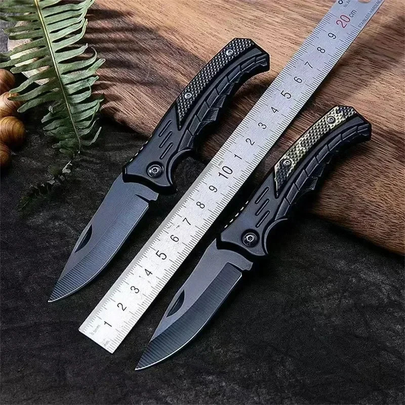 Spring Open Folding Pocket Knife Tactial Survival Tool Outdoor Camping EDC Knife