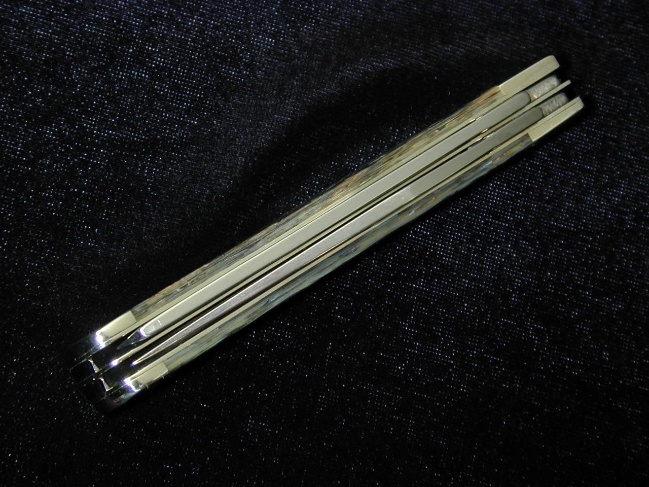 CASE XX 2024 ABALONE PEARL TRAPPER KNIFE COINED BOLSTER RARE 12000 NIB 8254 SS