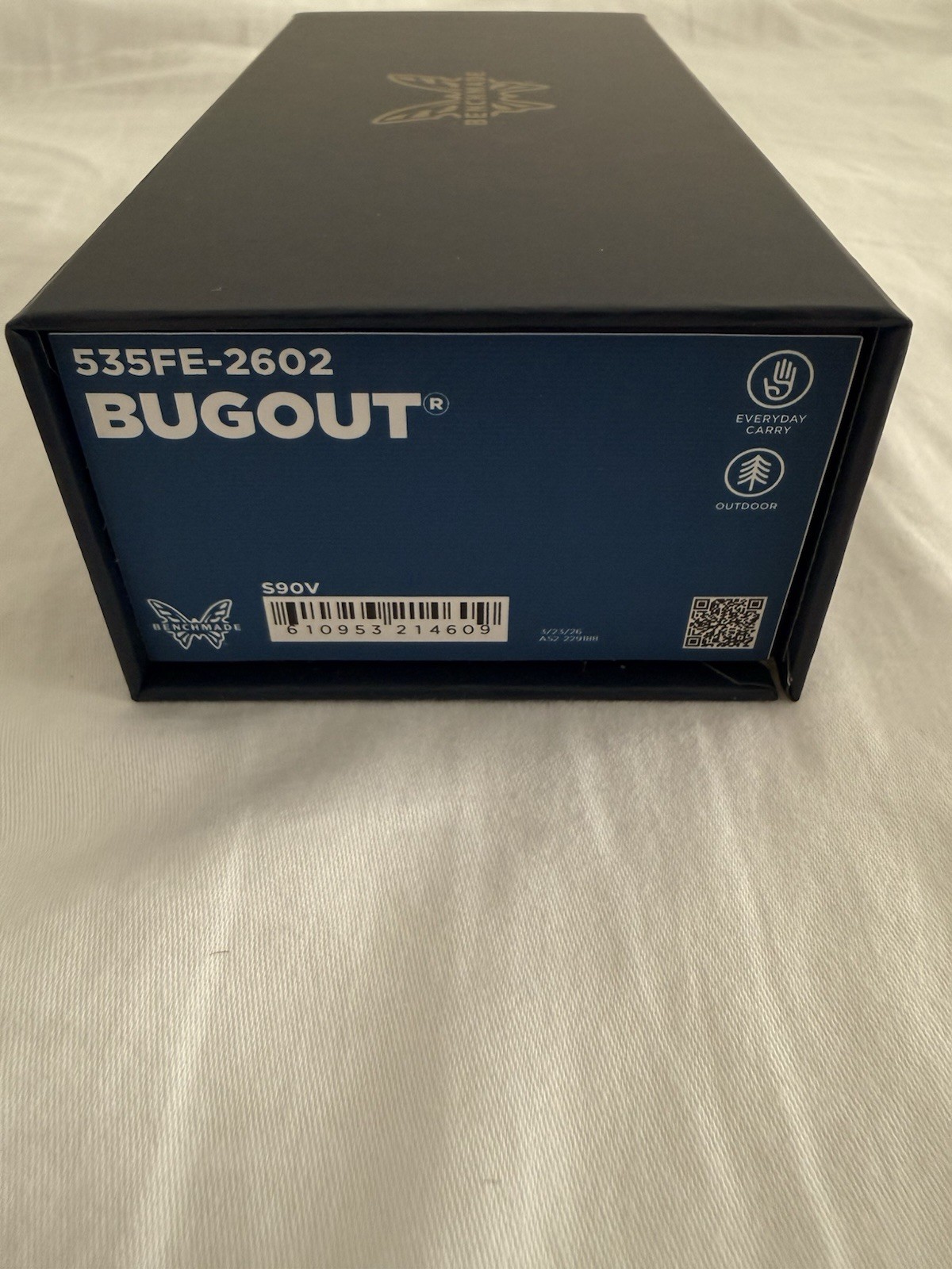 Benchmade 535FE-2602 Bugout AXIS Drop Point Taiga Green S90V FDE New USA