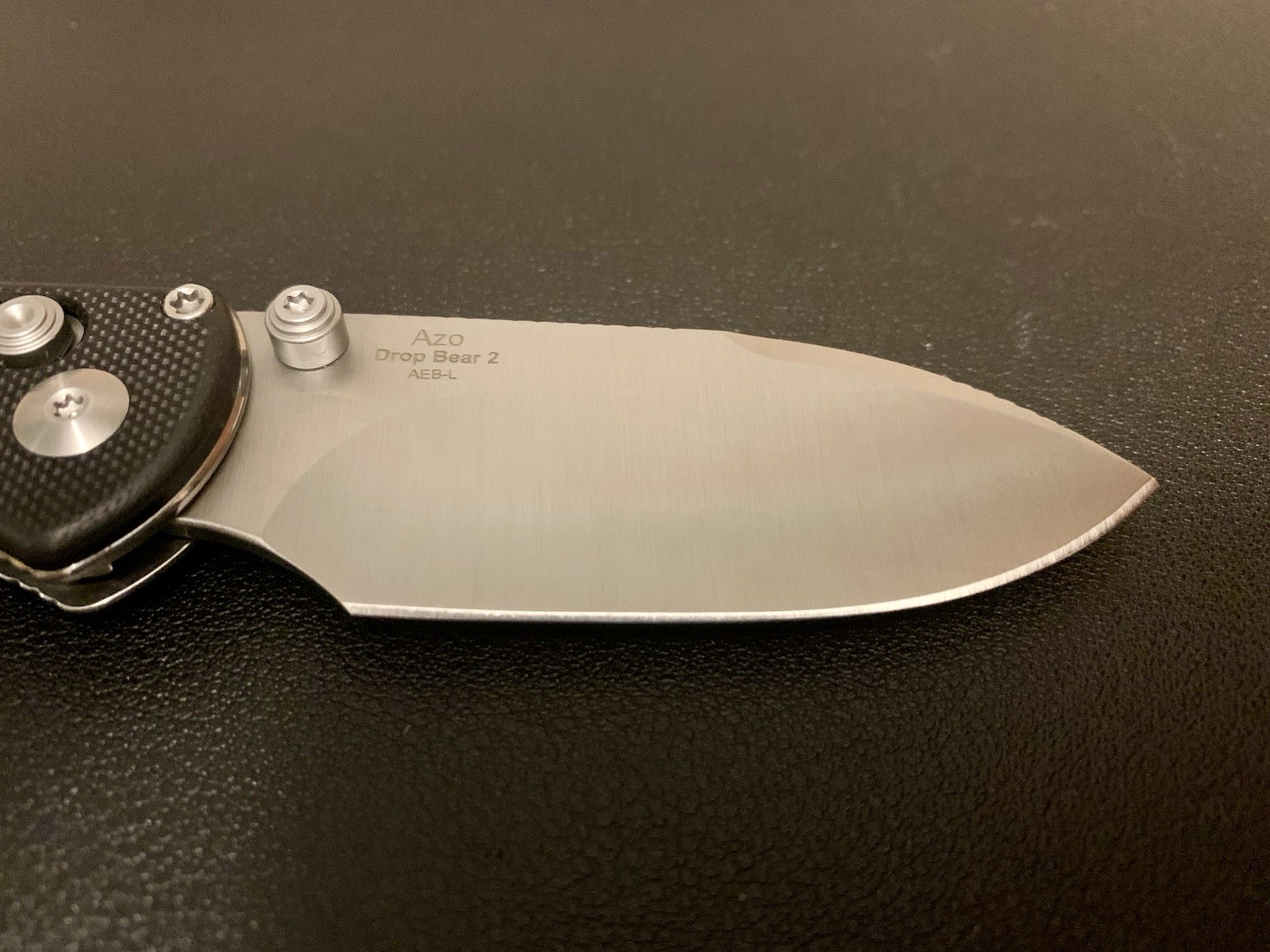 Kizer Drop Bear 2 V3619.2KD1 AEB-L 2.84” Blade Black G10 Clutch Lock Knife