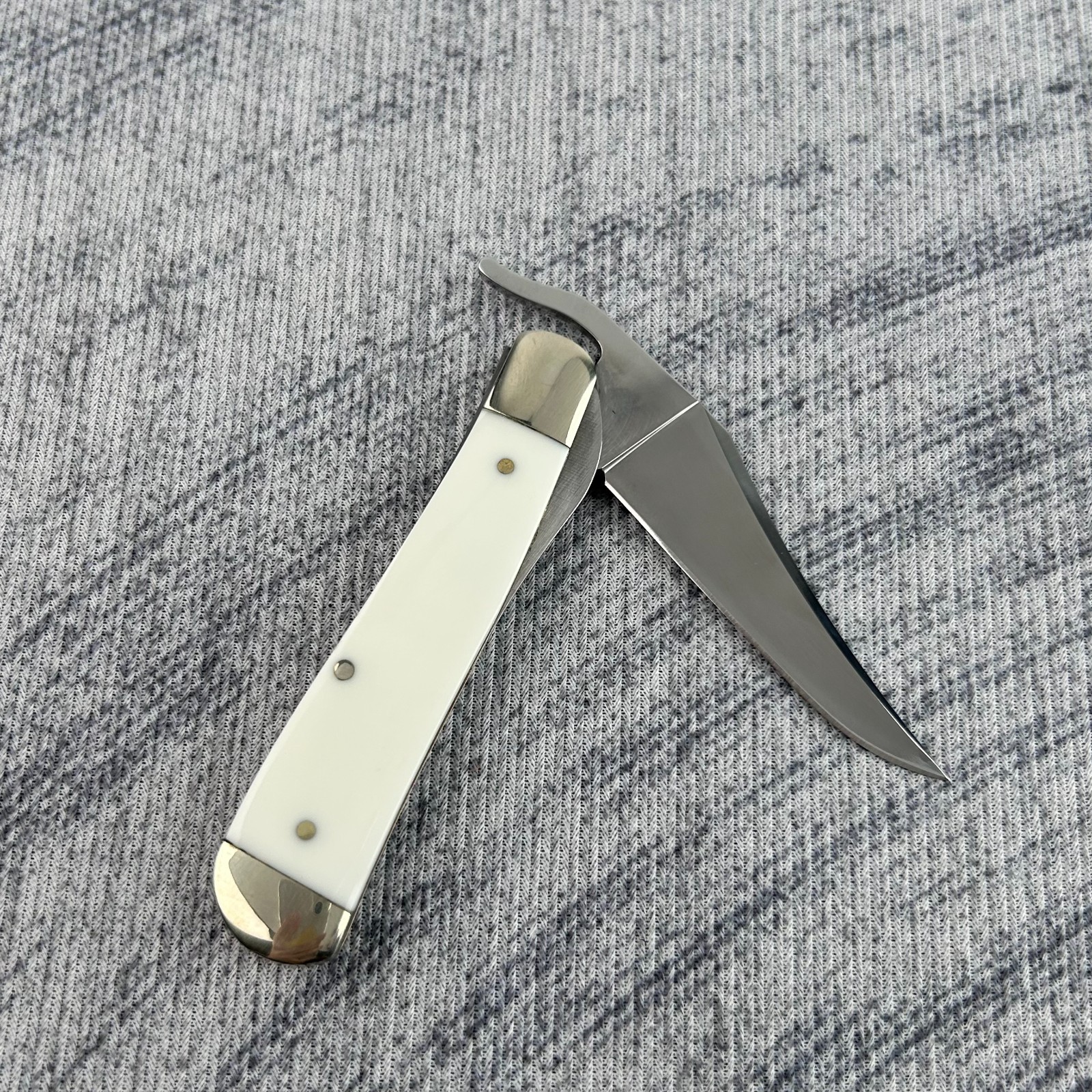 Case xx Knives Harley-Davidson Russlock 52249 White Pocket Knife Stainless