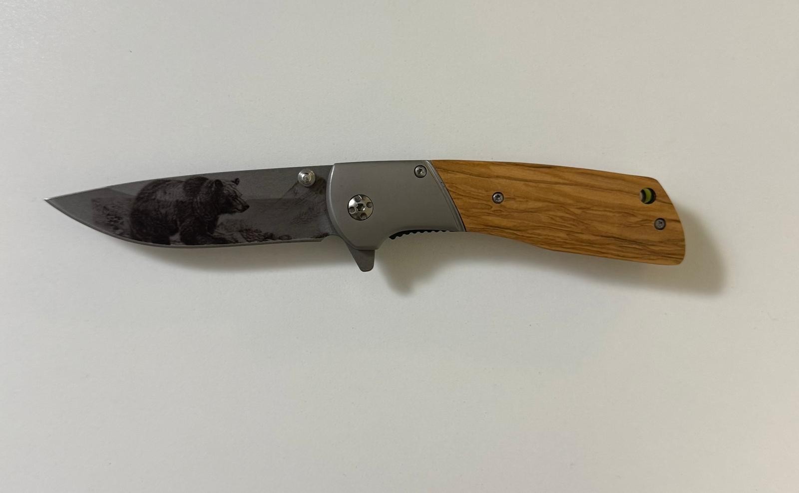 Handcrafted Wood Handle Folding Pocket Knife (3 Variations)
