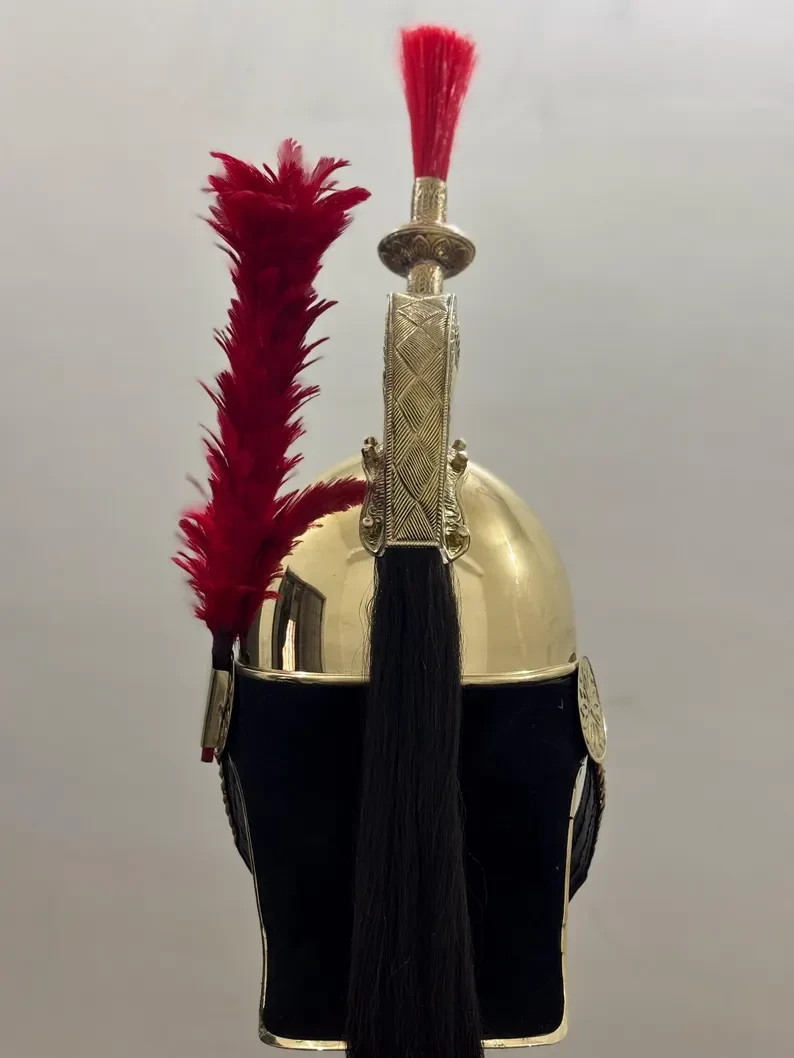 Medieval Authentic LOOK of French Cuirassier Helmet Handcrafted Military Coll