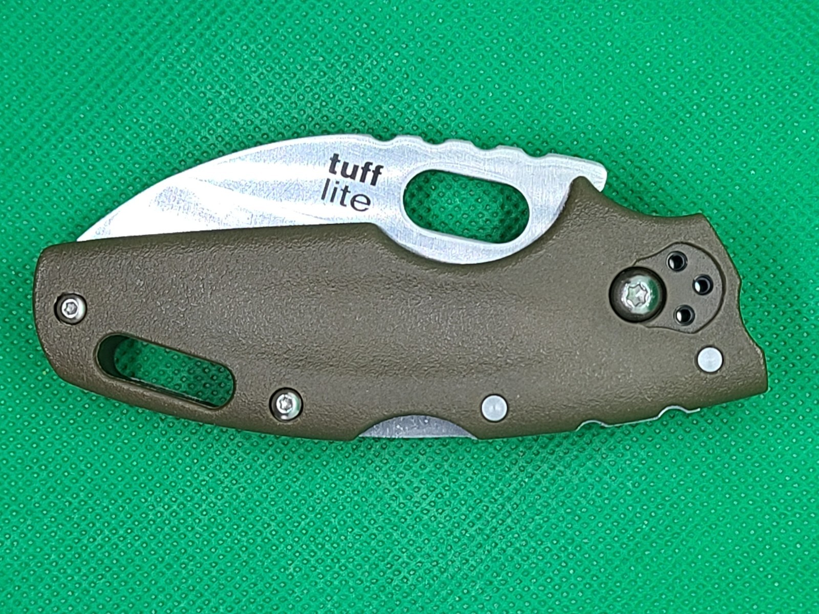 Cold Steel Tuff Lite 20LTFZ AUS8 Stainless Steel Dark Earth New In Clamshell