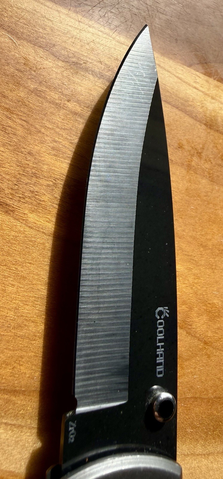 TwoSun TS195 Flipper Knife Titanium Handle M390 Reverse Tanto Blade – NIB