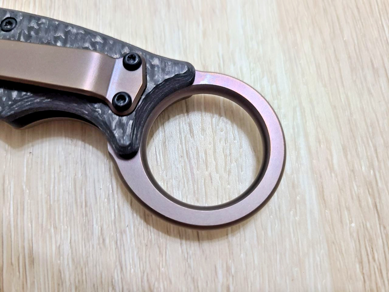 Fox Knives FX-599TICS Carbon Fiber/Titanium Black Made In Italy Karambit