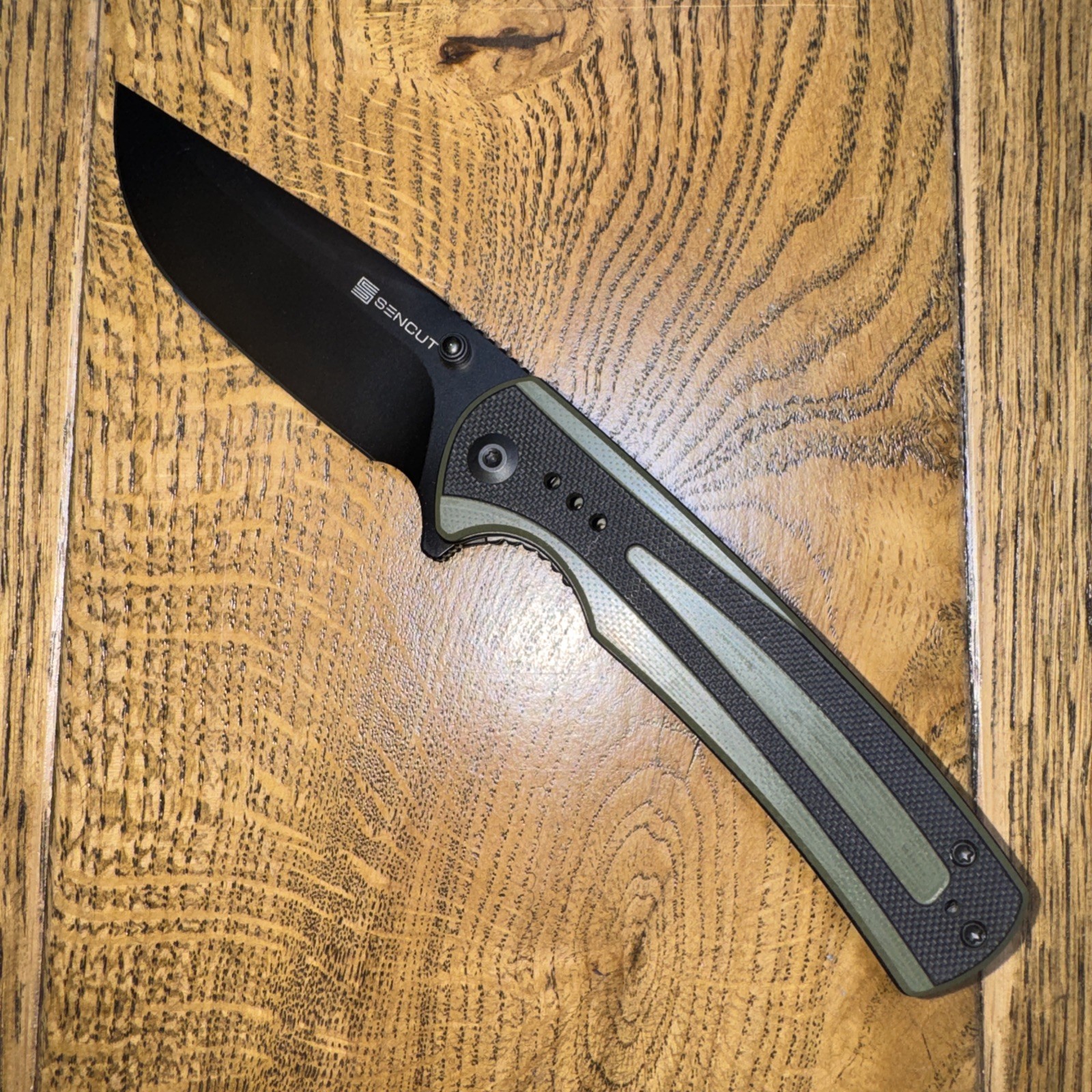 SENCUT Regnator G10 Handle 9Cr18MoV Blade Back Flip Liner Lock S24057-2